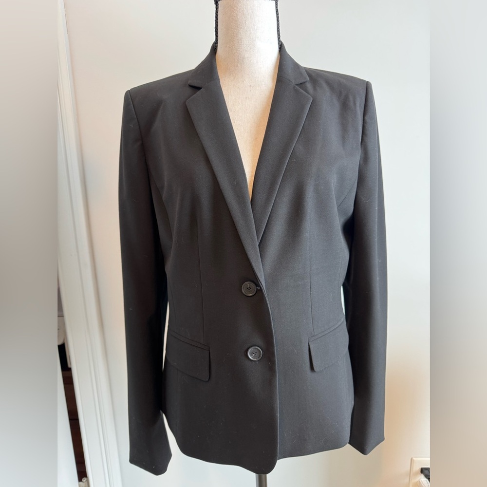 Ann Taylor Black Skirt Suit Jacket